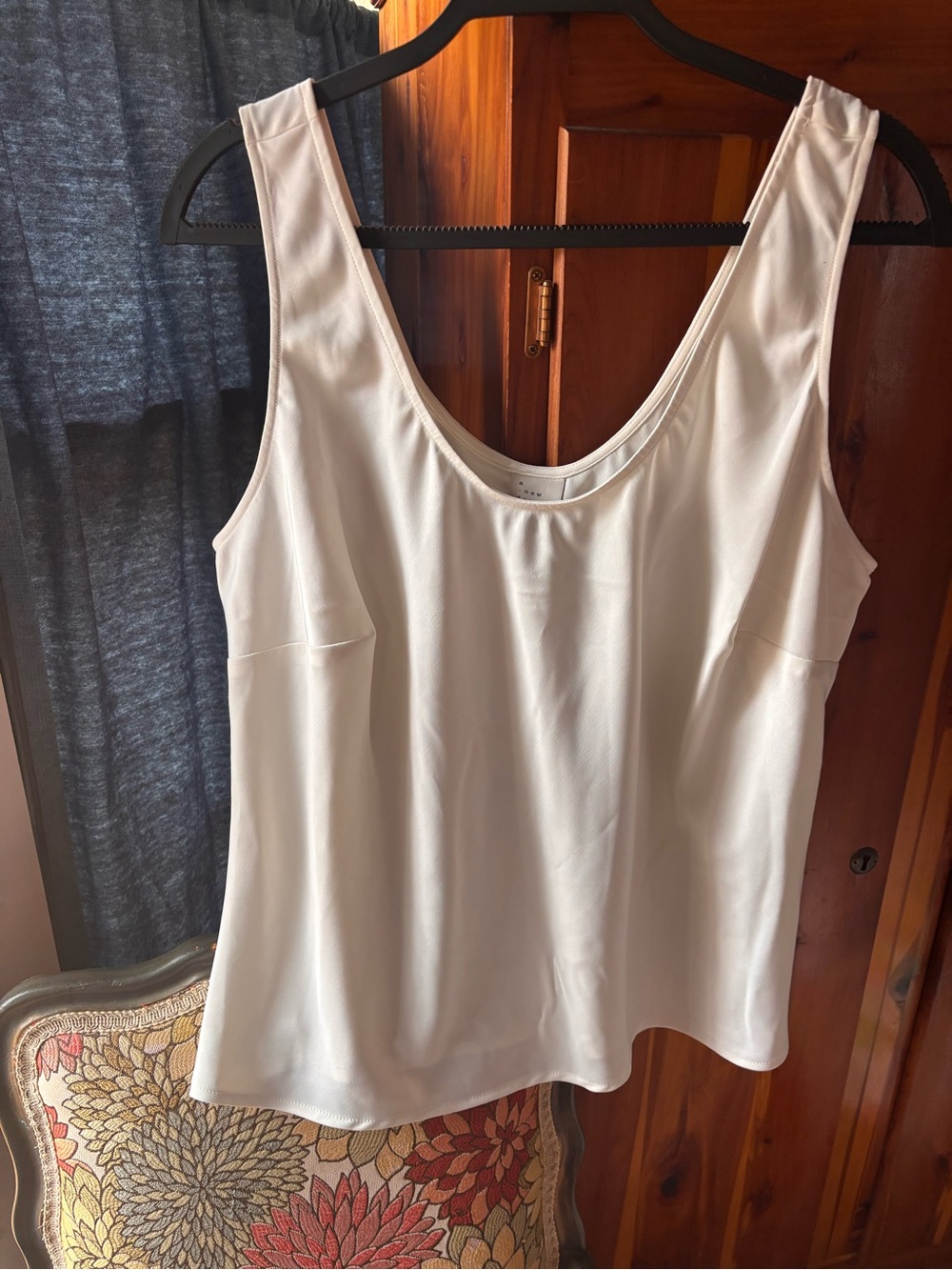 a new day silky White Scoop Neck Camisole Tank